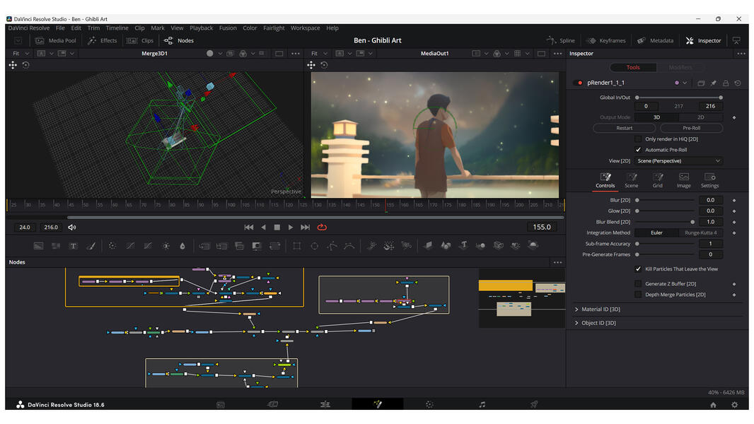 Stable Diffusion AI Animation + EB Synth + DaVinci Resolve 18 (Particle System &amp; Depth Mapping) // Personal Project