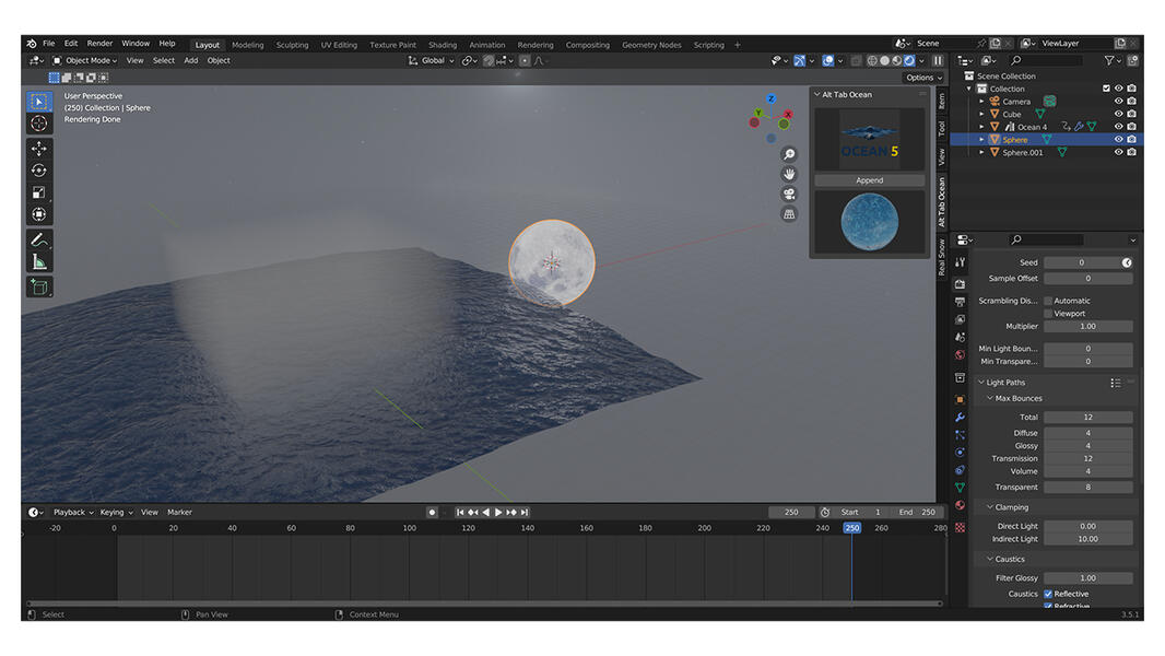 Simulation (Water & Fog) // Personal Project